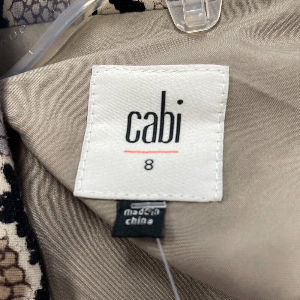 Cabi Python Gray Print Blazer Size 8 - image 7